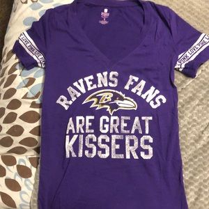 Pink VS Ravens T-Shirt S